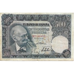 1951 - Spain PIC 142 500 pesetas F