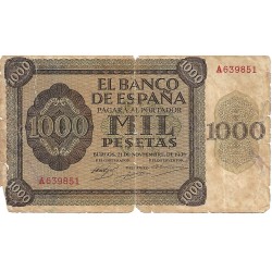 1936 - España GU 509 1000 pesetas MC