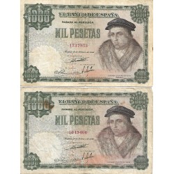 1946 - Spain PIC 133 1000 pesetas F 1946 - Spain PIC 133 1000 pesetas F