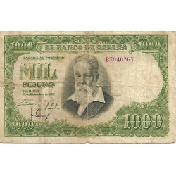 1951 - Spain PIC 143 1000 pesetas F