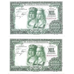 1957 - España GU 518 billete de 1000 pesetas EBC
