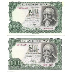 1971 - Spain PIC 154 1000 pesetas XF 1971 - Spain PIC 154 1000 pesetas XF