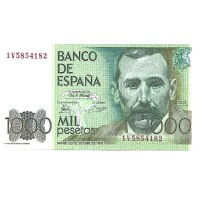 1979 - Spain PIC 158 1000 pesetas UNC