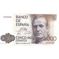 1979 - España GU 527 billete de 5000 pesetas SC- 1979 - España GU 527 billete de 5000 pesetas SC-