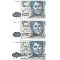 1979 - Spain PIC 157 500 pesetas XF WITH SERIE