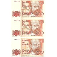 1980 - España GU 533 200 pesetas EBC SIN SERIE