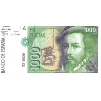 1992 - Spain PIC 163 1000 pesetas UNC