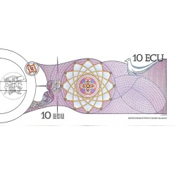 1992 - Spain 10 ECU Fair Banknote UNC 1992 - Spain 10 ECU Fair Banknote UNC