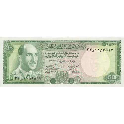 1967 - Afganistan pic 43 billete de  50 Afghanis