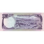 1973 - Afganistan Pic 48  20 Afghanis notebank