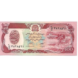 1979 - Afganistan 100 Afghanis banknote PIC 58a UNC