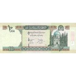 2002 - Afganistan pic 67a billete de 10 Afghanis