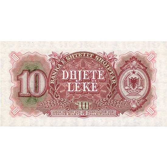 1957 - Albania P28 10 Leke notebank 1957 - Albania P28 10 Leke notebank
