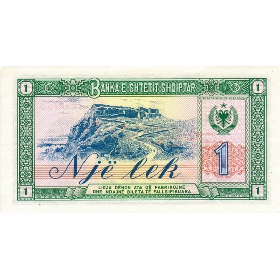 1976 - Albania P40s.2 1 Lek notebank Specimen 1976 - Albania P40s.2 1 Lek notebank Specimen