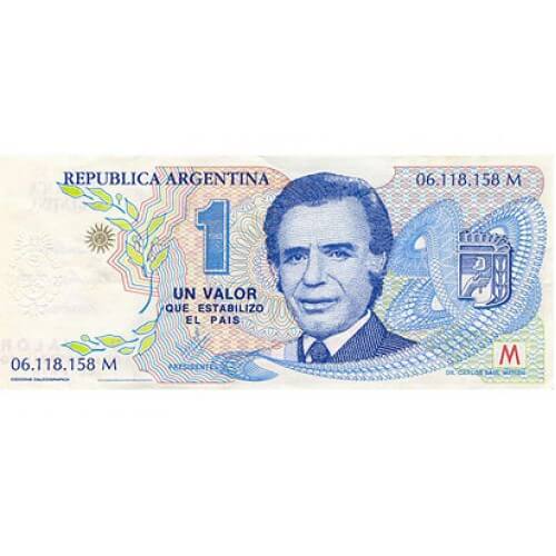 1995 - Argentina billete de fantasia MENEN 1 Valor