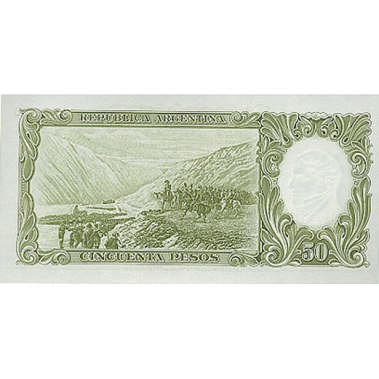 1968/69 - Argentina P276 50 Pesos banknote 1968/69 - Argentina P276 50 Pesos banknote