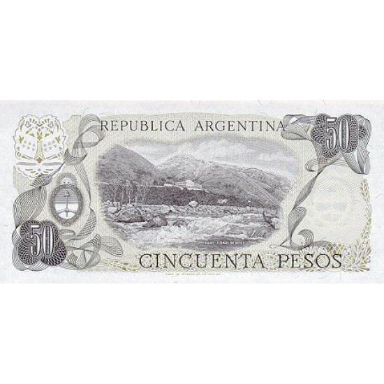 1978 - Argentina P301b 50 Pesos banknote 1978 - Argentina P301b 50 Pesos banknote
