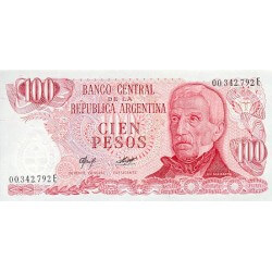 1977 - Argentina  P302a 100 Pesos  banknote