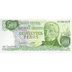 1977/82 - Argentina  P303c  500 Pesos  banknote