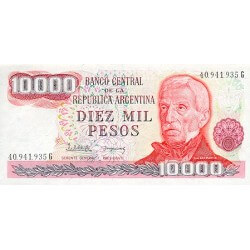 1976/83 - Argentina  P306b 10,000 Pesos  banknote