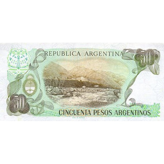 1983 - Argentina P314a 50 Pesos banknote 1983 - Argentina P314a 50 Pesos banknote