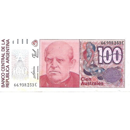 1985/90 - Argentina P327c 100 Australes banknote XF