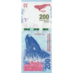 2016 - Argentina P364 billete de 200 Pesos