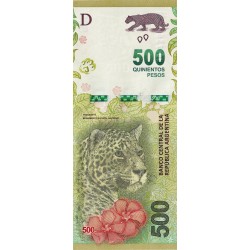 2016 - Argentina P365 billete de 500 Pesos