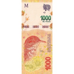2017 - Argentina P366 1000 Pesos banknote