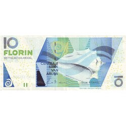 2003 - Aruba P16b 10 Florins banknote