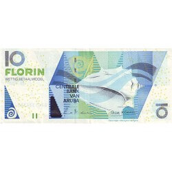 2003 - Aruba P16a 10 Florins banknote