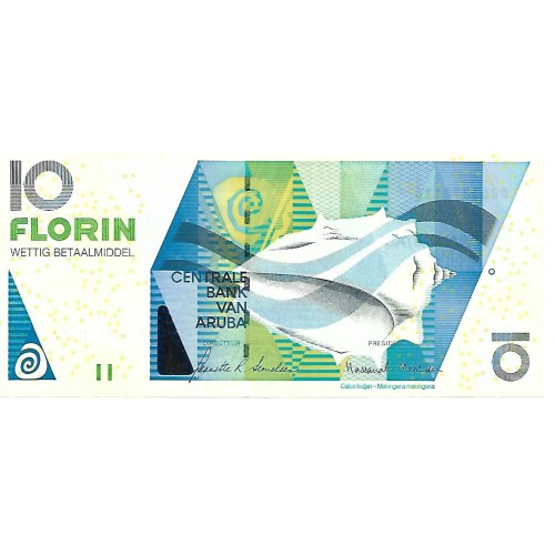 2008 - Aruba P16b 10 Florins banknote UNC