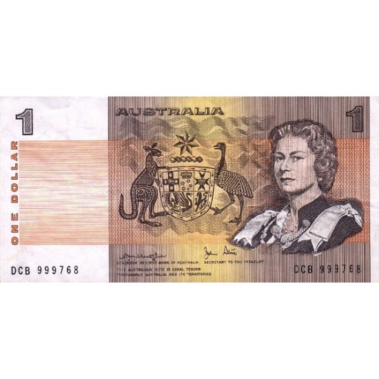 1979 - Australia P42c 1 Dollar banknote 1979 - Australia P42c 1 Dollar banknote