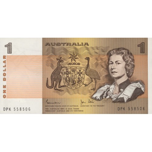 1983 - Australia P42d billete de 1 Dólar