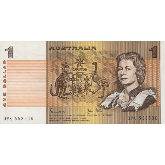 1983 - Australia P42d 1 Dollar banknote 1983 - Australia P42d 1 Dollar banknote