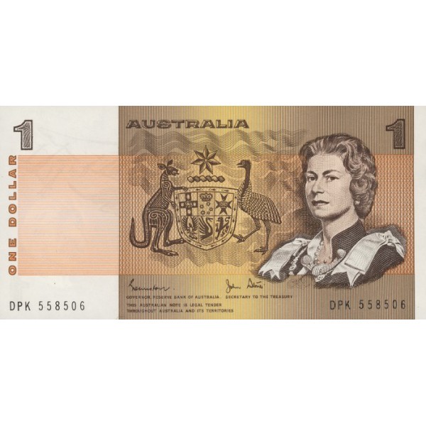 1983 - Australia P42d 1 Dollar banknote