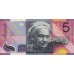2001 -  Australia P56a 5 Dollars polymer banknote