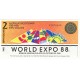 1988 - Australia Expo 88 2 Dollars banknote 1988 - Australia Expo 88 2 Dollars banknote