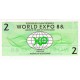 1988 - Australia Expo 88 2 Dollars banknote 1988 - Australia Expo 88 2 Dollars banknote