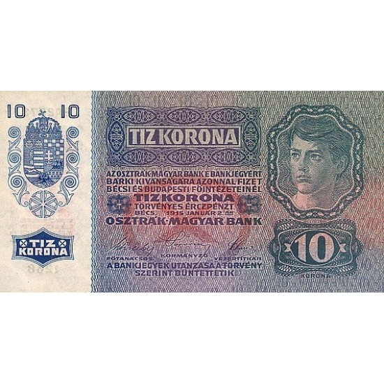 1919 - Austria P51 10 Kronen banknote 1919 - Austria P51 10 Kronen banknote