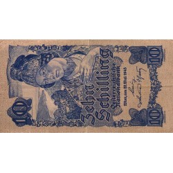 1945 - Austria P114 10 Shillings Banknote