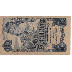 1945 - Austria Pic 114 billete de 100 shilings
