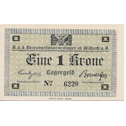 1916/8 - Austria NR 1316 1 billete de 1 Krone