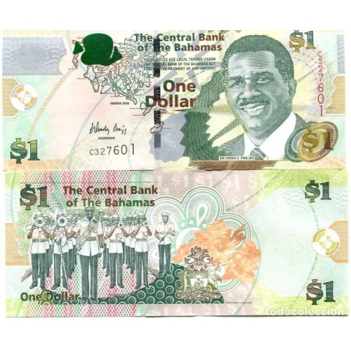 2008 - Bahamas P71 billete de 1 Dólar