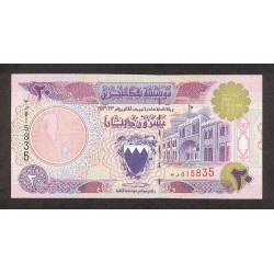1993 -Bahrain PIC 16   20 Dinars banknote