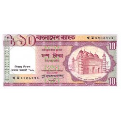 1997 - Bangladesh PIC 33 billete de 10 Taka