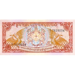 1985 - Bhutan PIC14a     5 Ngultrum  banknote