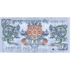 2013 - Bhutan 1 Ngultrum banknote PIC 27b UNC 2013 - Bhutan 1 Ngultrum banknote PIC 27b UNC