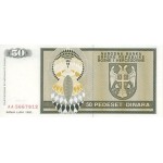 1992 - Bosnia Herzegovina PIC 134    50 Dinara banknote