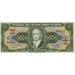 1964 - Brazil P176d 5 Cruceiros banknote